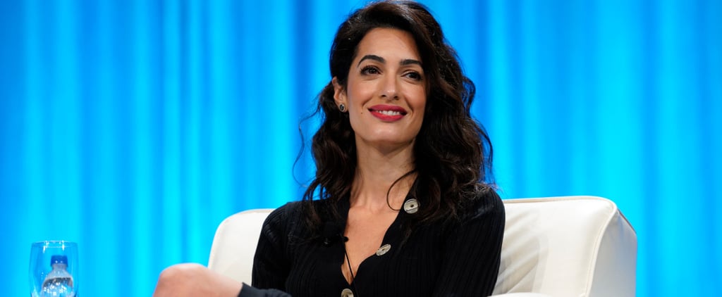 Amal Clooney Paule Ka Black Sweater Dress