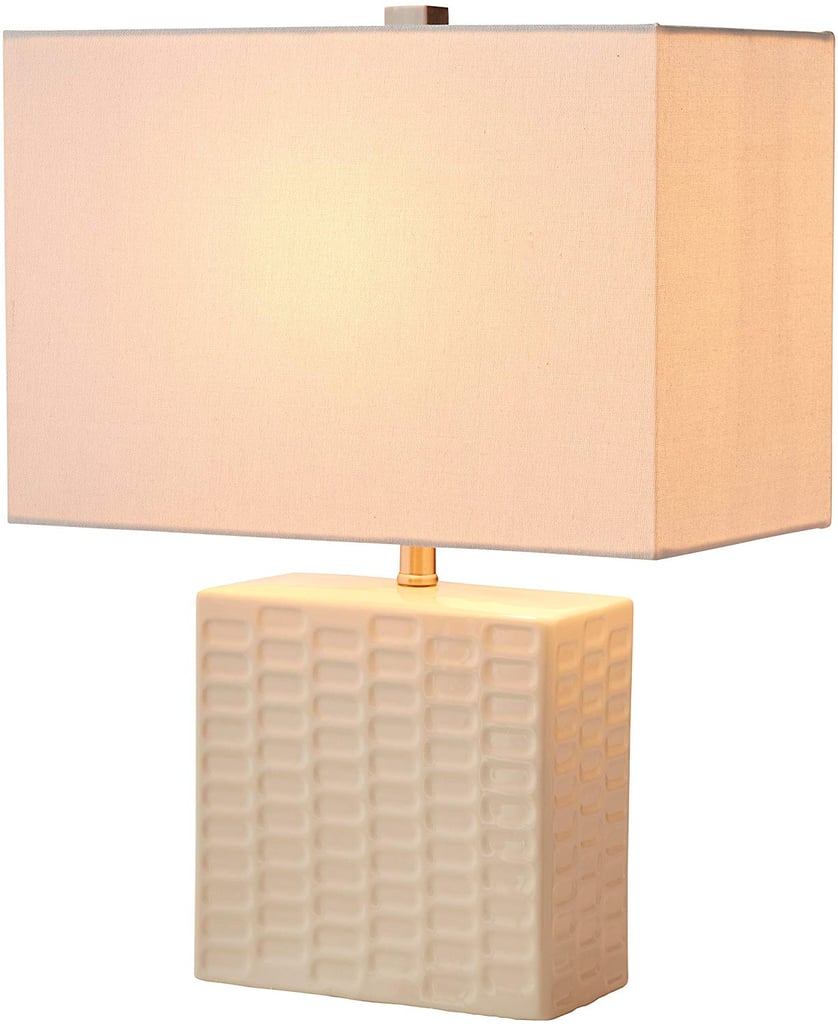 A Rectangular Lamp: Stone & Beam Square Textured Lamp