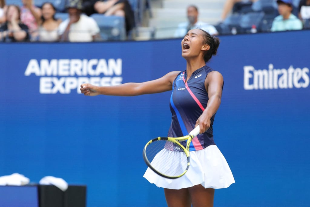 Watch Leylah Fernandez's Reaction Advancing to US Open Semis