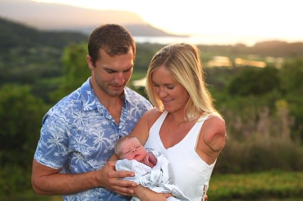 Bethany Hamilton and Adam Dirks