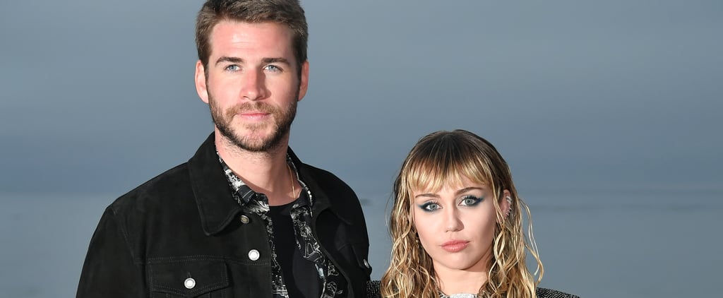 Miley Cyrus and Liam Hemsworth at Saint Laurent Show 2019