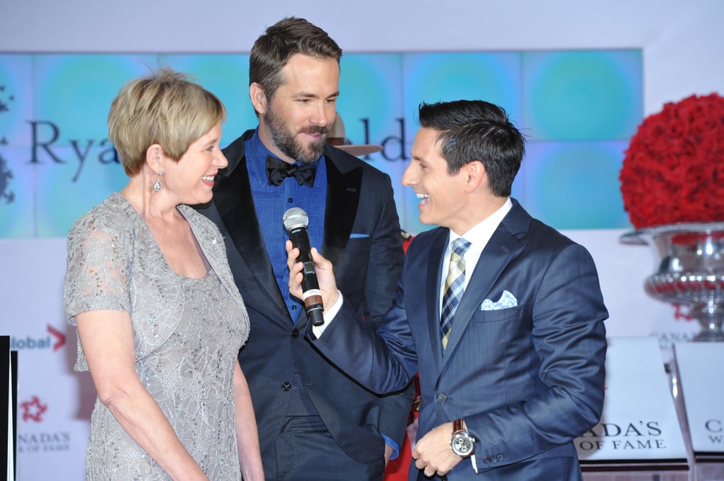 Ryan's mom got a chance to speak about the honor.