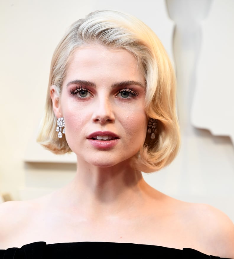 Lucy Boynton's Asymmetrical Bob