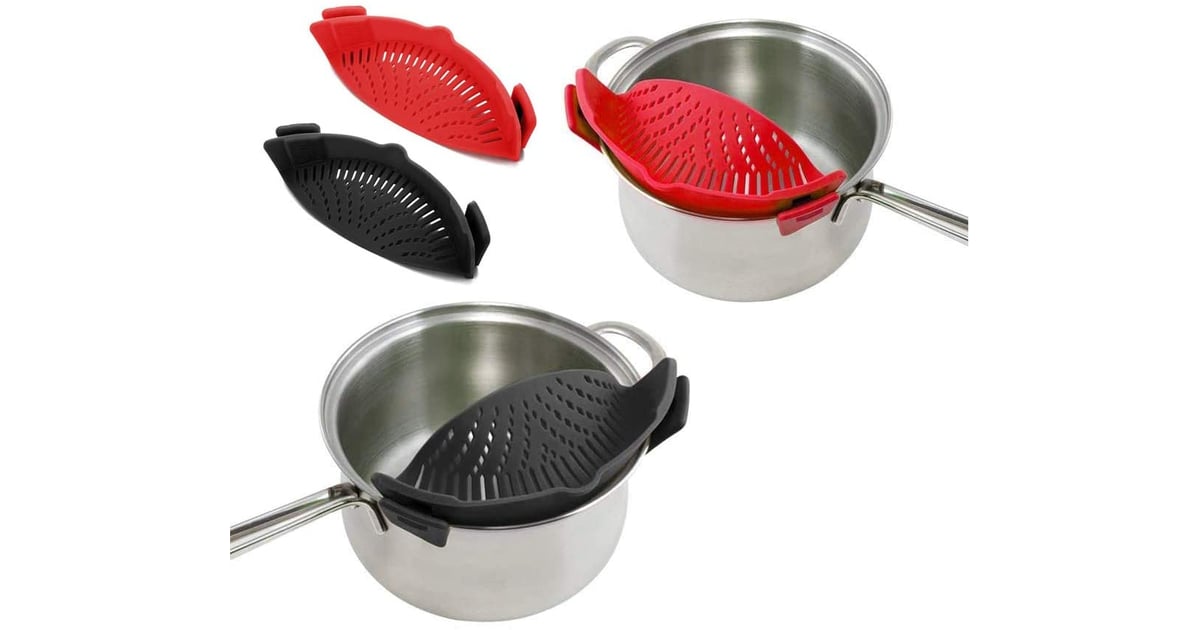 WeTest 2 Pack Heat Resistant Silicone Pot Strainer Best Amazon Outlet Deals 2021 POPSUGAR