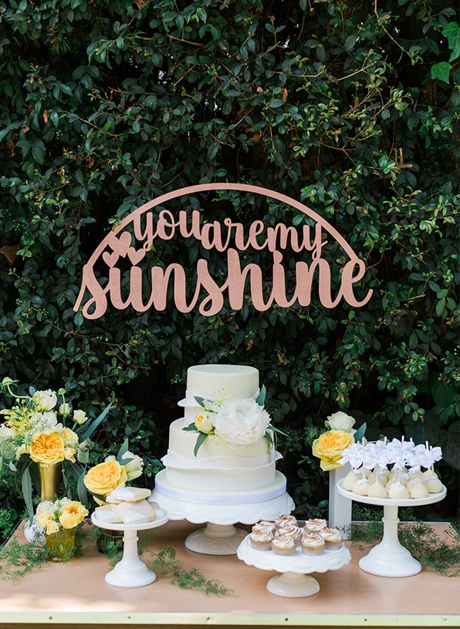 Sunshine-Themed Cake