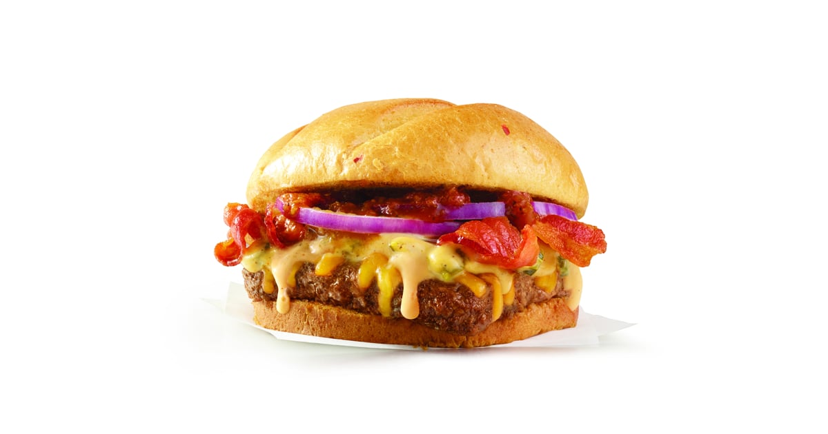 Bacon Queso Burger Wendy's Bacon Queso Menu Items POPSUGAR Food Photo 2