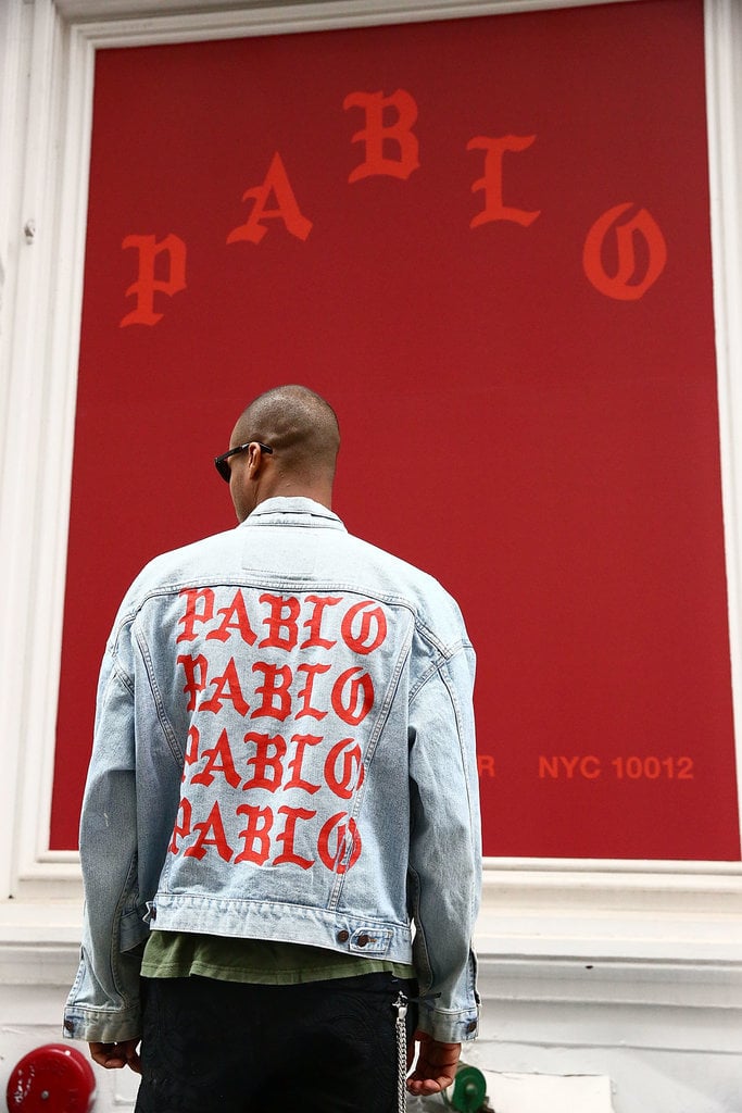 A Shopper Wearing Kanye's Pablo Jacket