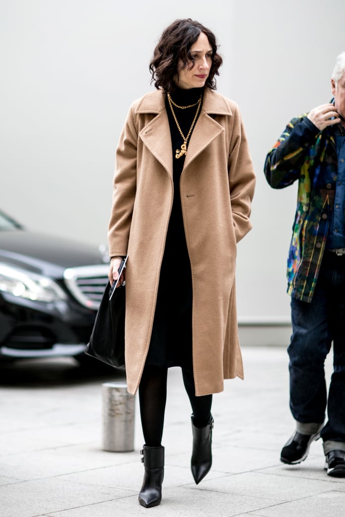 black and camel outfits