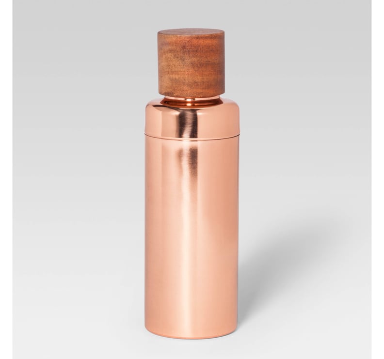 Rose Gold Cocktail Shaker