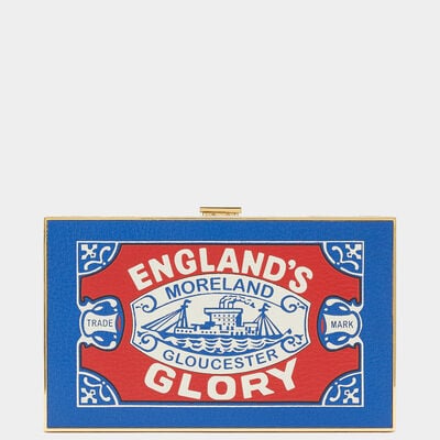 Anya Brands England's Glory Matches Clutch