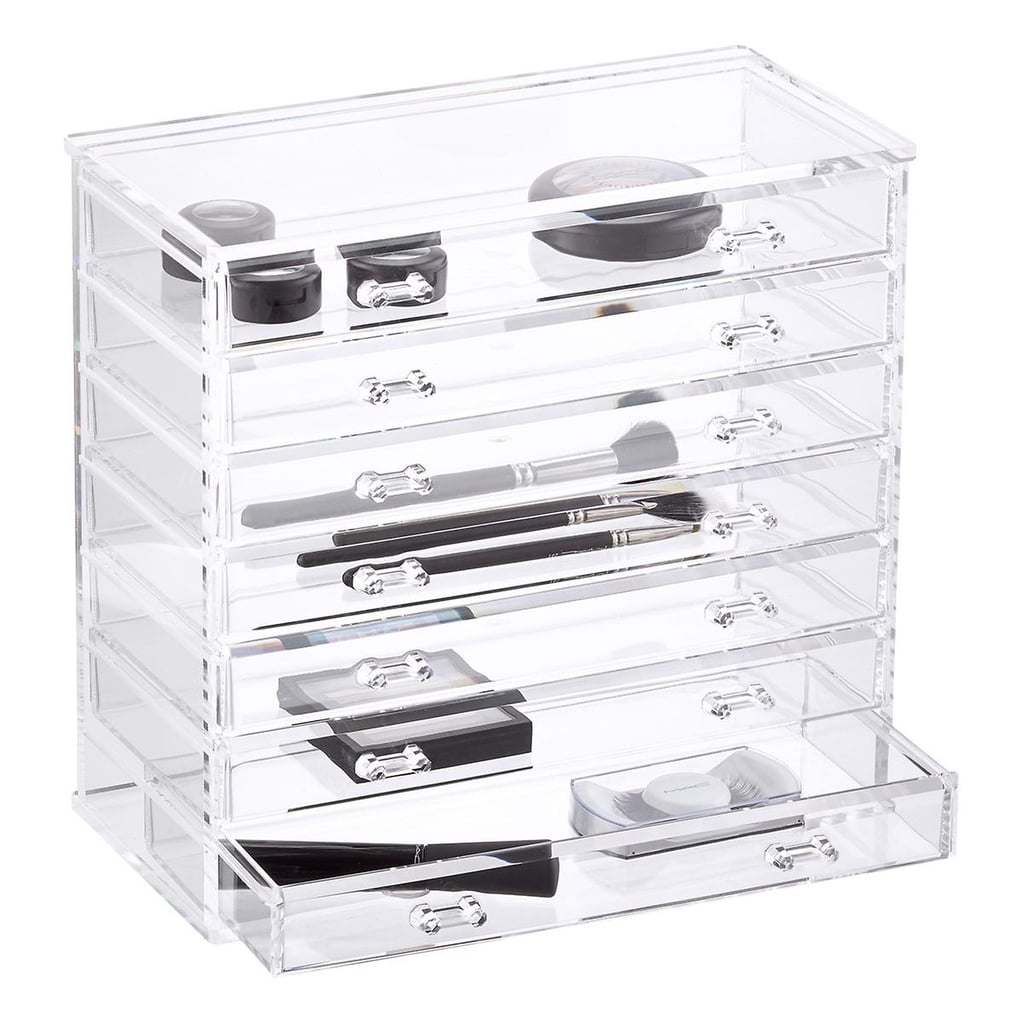 For Cosmetics: 7-Drawer Premium Clear Acrylic Chest