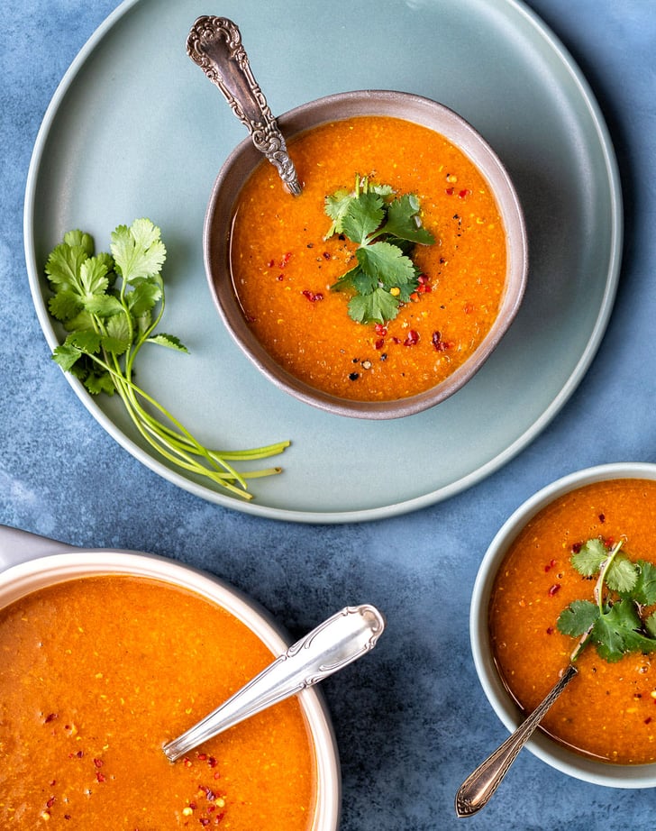 Vegan Red Lentil Soup | Mediterranean Diet Instant Pot Recipes | POPSUGAR Fitness Photo 13