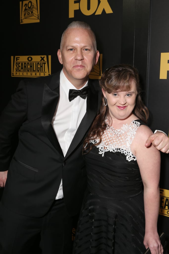 Ryan Murphy and Jamie Brewer reunited.