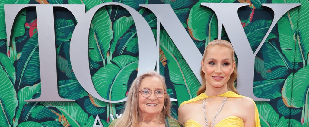 Jessica Chastain and Grandma Marilyn at the 2023 Tony Awards