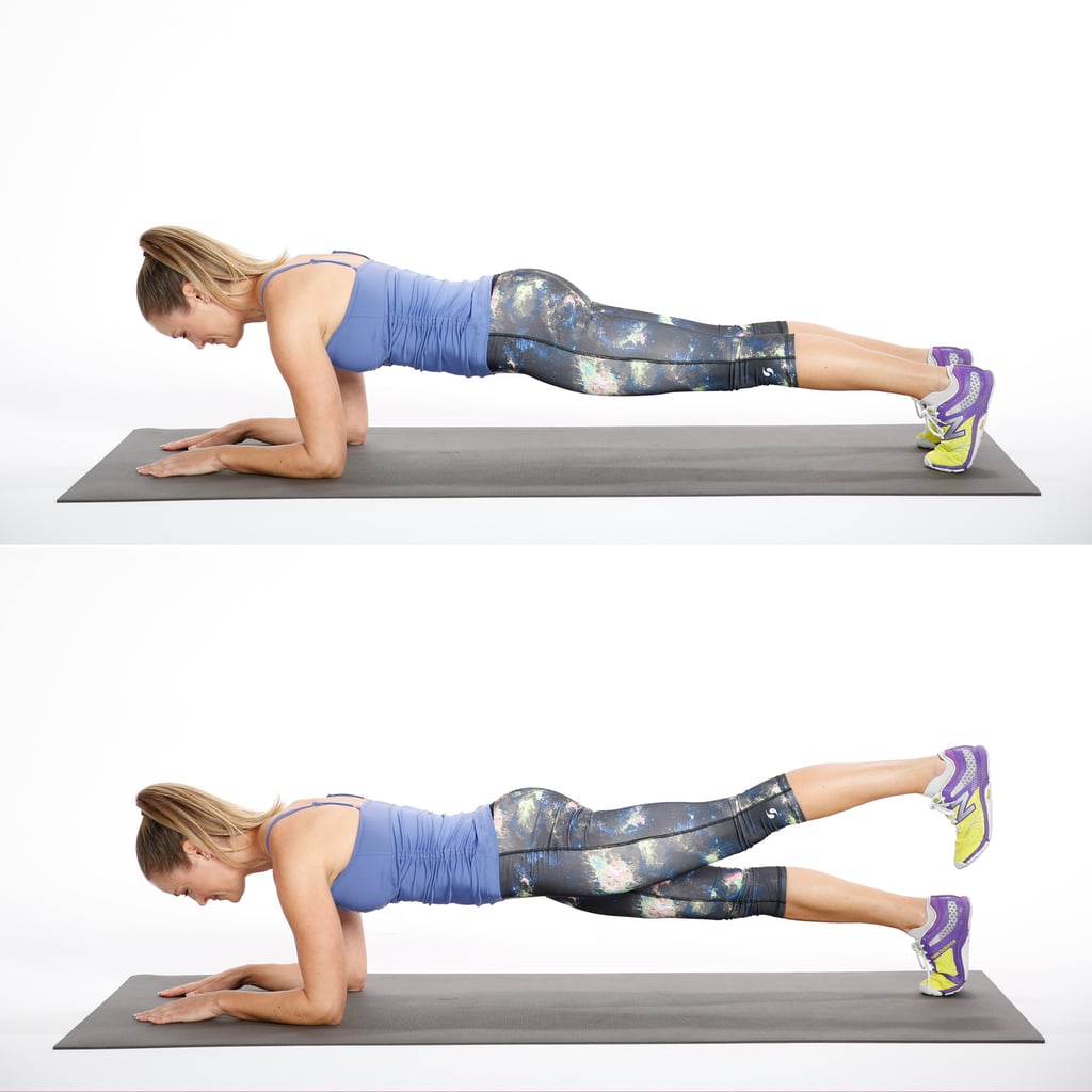 Elbow Plank With Leg Lift and Rock