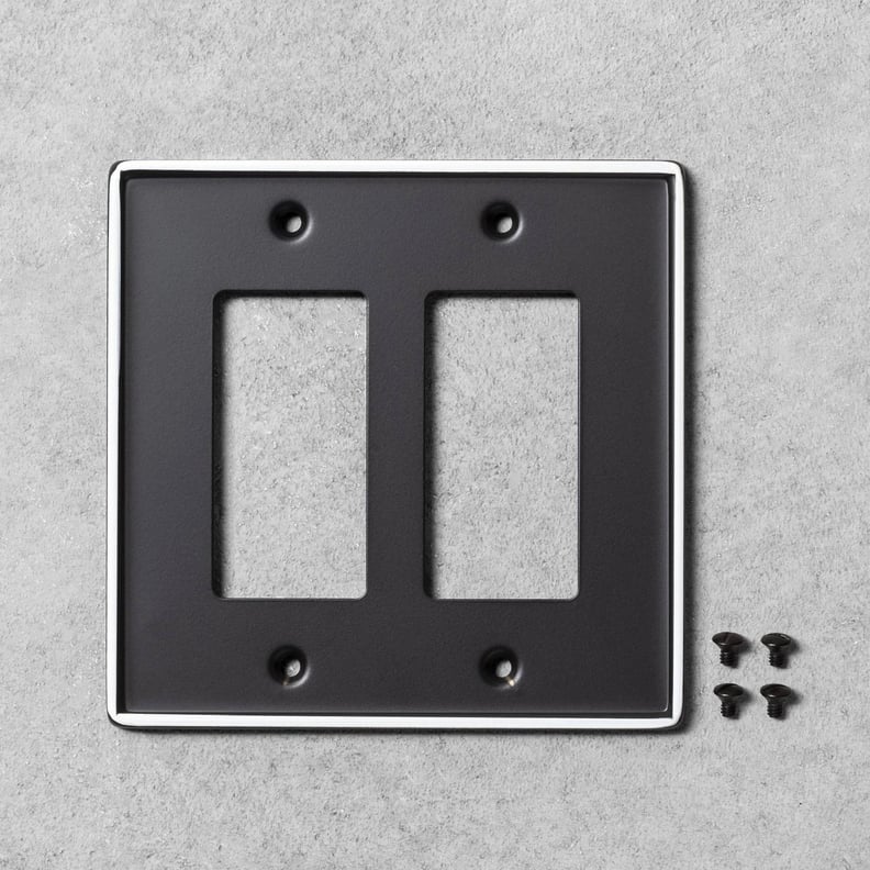 Metal Painted Enamel Toggle Switch Plate