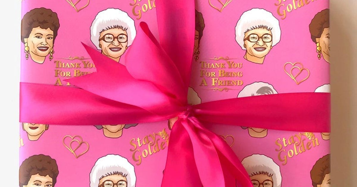The Golden Girls Wrapping Paper - Birthday Gift Wrapping Paper - The Golden  Girls Gift Wrap