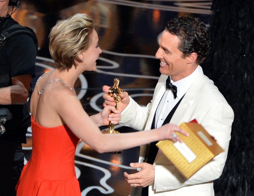 Jennifer Lawrence Laughing at the Oscars 2014