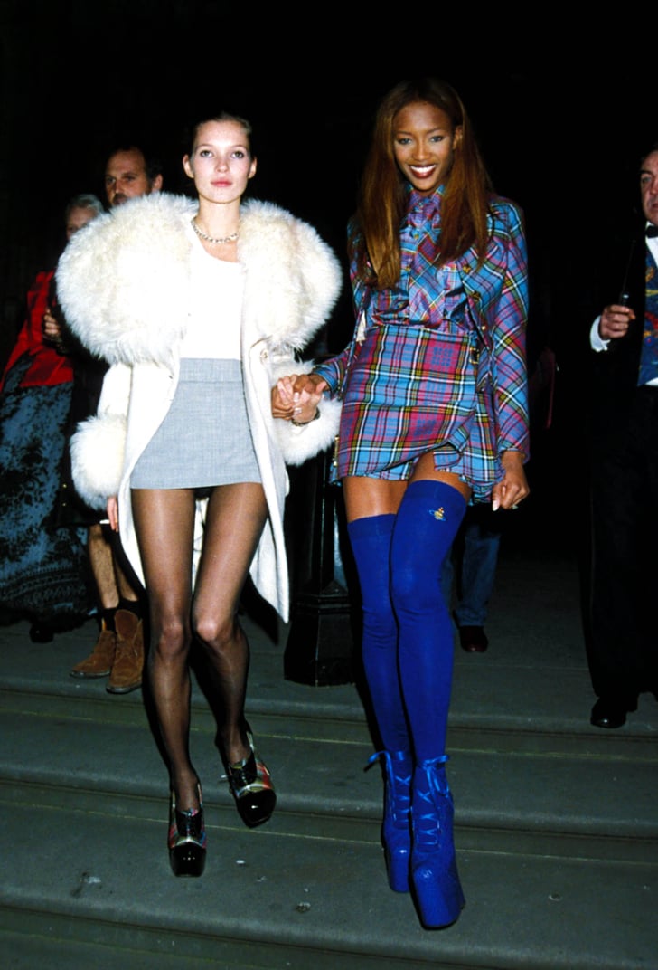 Kate Moss and Naomi Campbell in 1993 Best Celebrity '90s Fashion Moments POPSUGAR Fashion