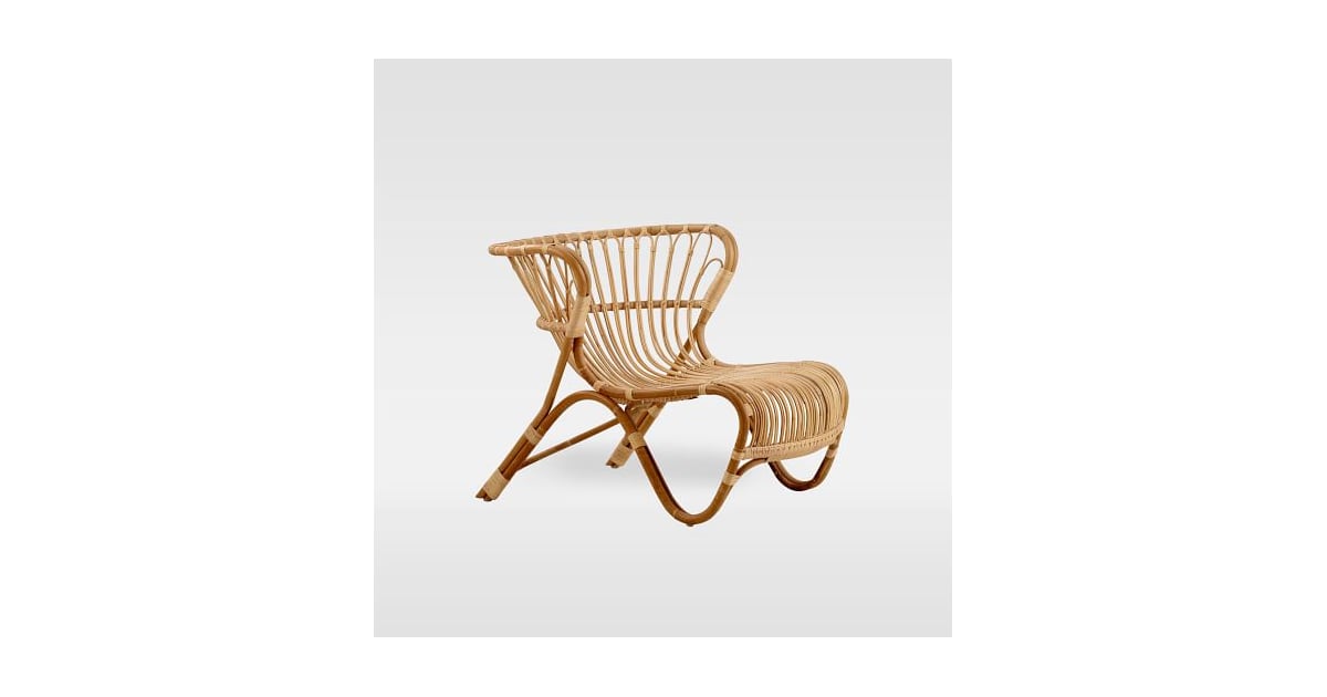 Indoor Rattan Lounge Chair Best Rattan Indoor Furniture POPSUGAR