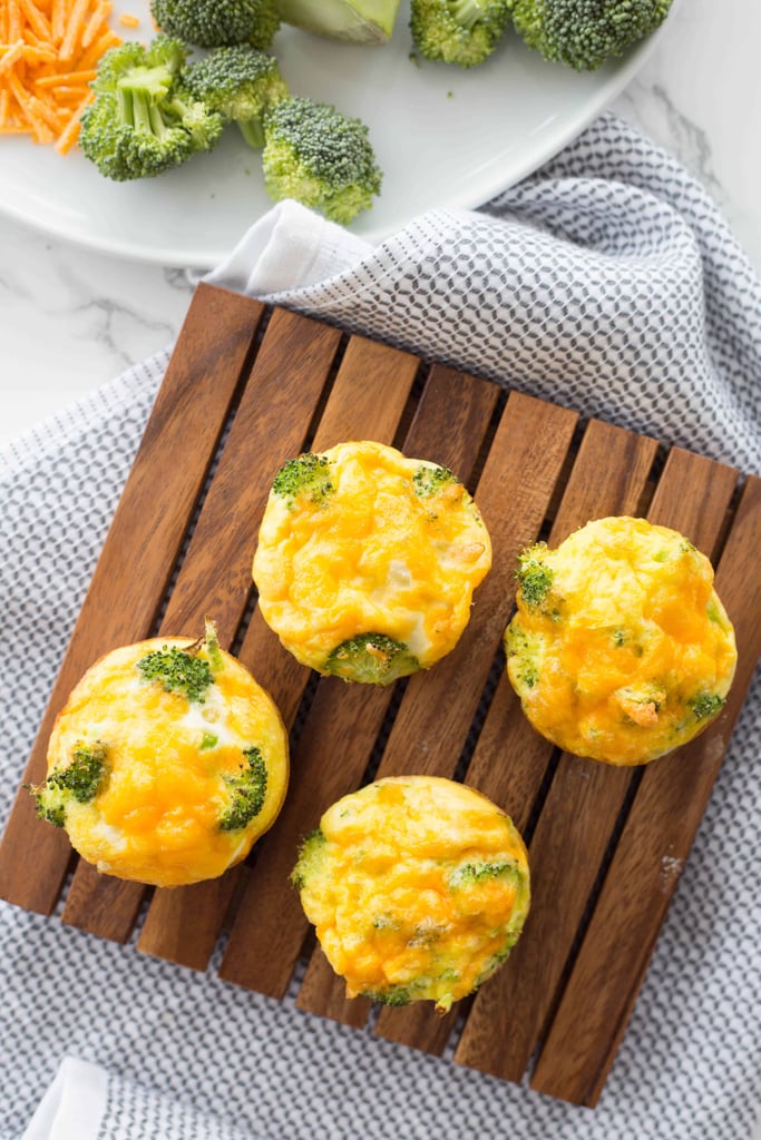 Broccoli and Cheddar Egg Muffins