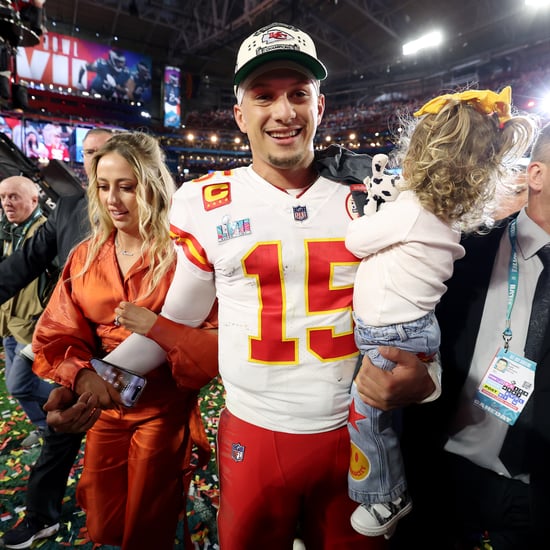 Patrick Mahomes's Wife Brittany and Daughter at Super Bowl