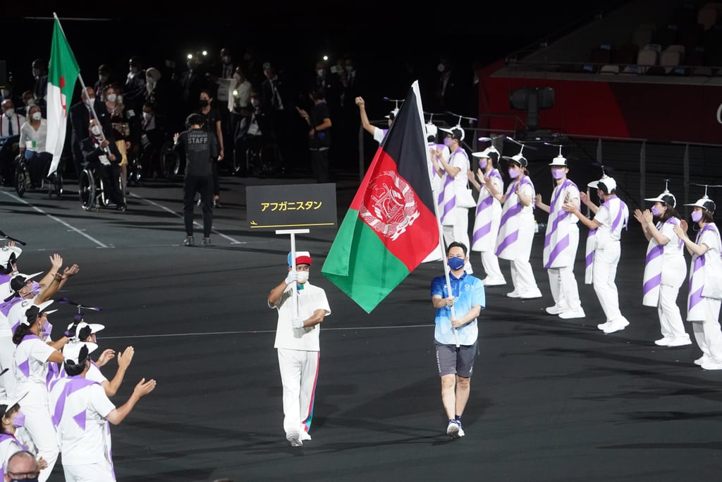 Afghanistan Flag Carried In at Paralympics Opening Ceremony