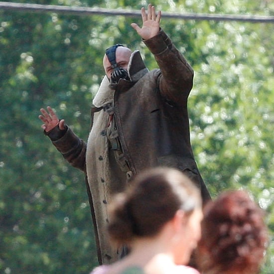 Tom Hardy as Bane Waving at Bridesmaids Picture