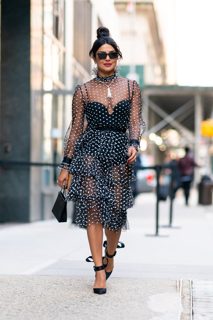 Priyanka Chopra's Sheer Polka-Dot Dress | POPSUGAR Fashion UK Photo 6