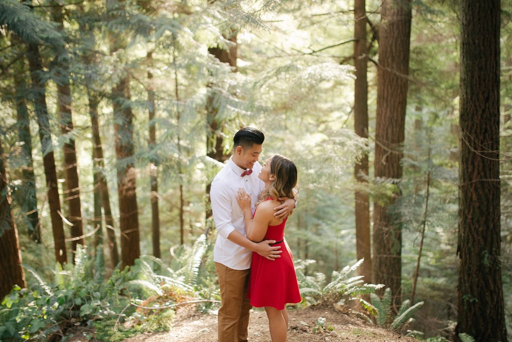 Forest Engagement Photos Popsugar Love And Sex