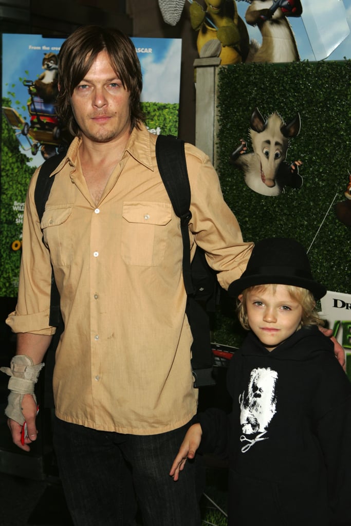 Norman Reedus and His Son Pictures