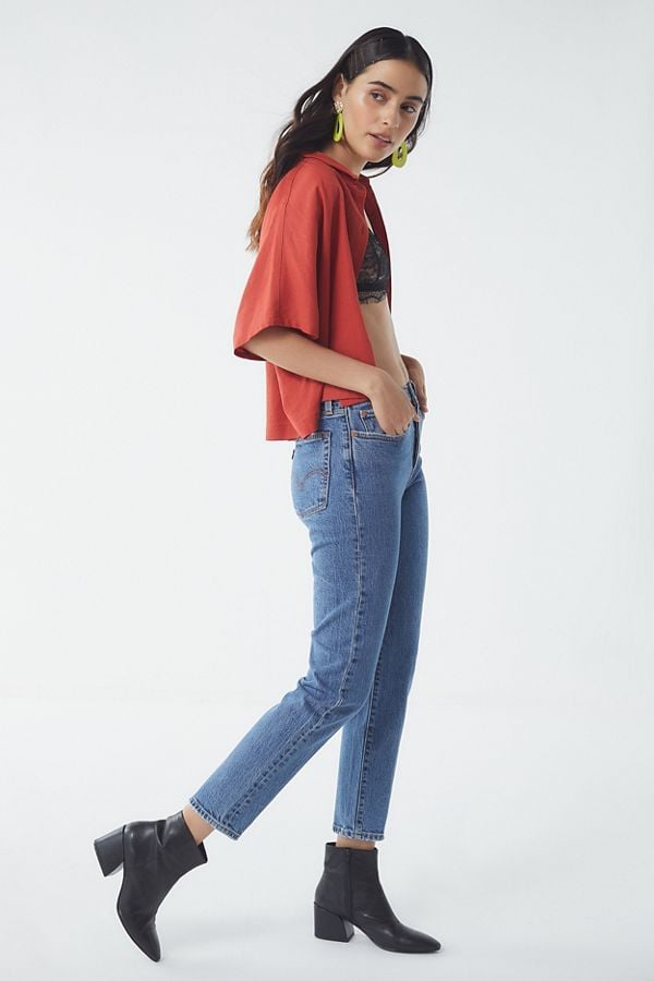 Levi's wedgie high rise turn cheap to stone