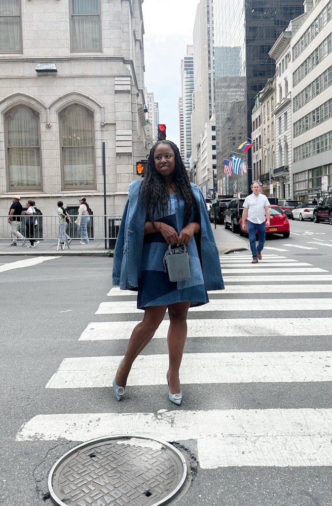 New York Fashion Week Street Style Spring 2024 Trend: Denim