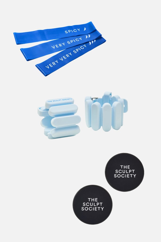An Equipment Set The Sculpt Society Weights, Bands, & Sliders Kit