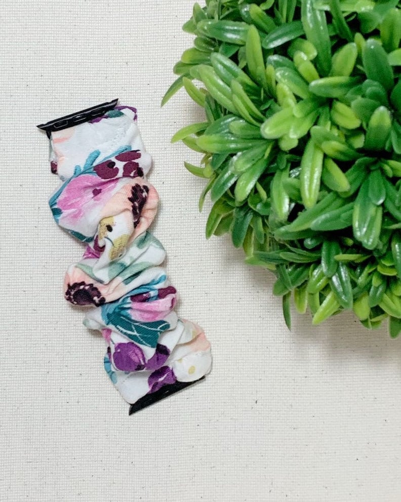 Floral Scrunchie Watch Band