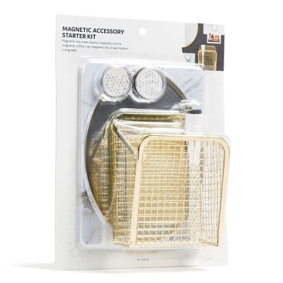 Magnetic Locker Accessory Starter Kit Gold
