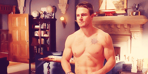 And he looks ridiculously good shirtless.