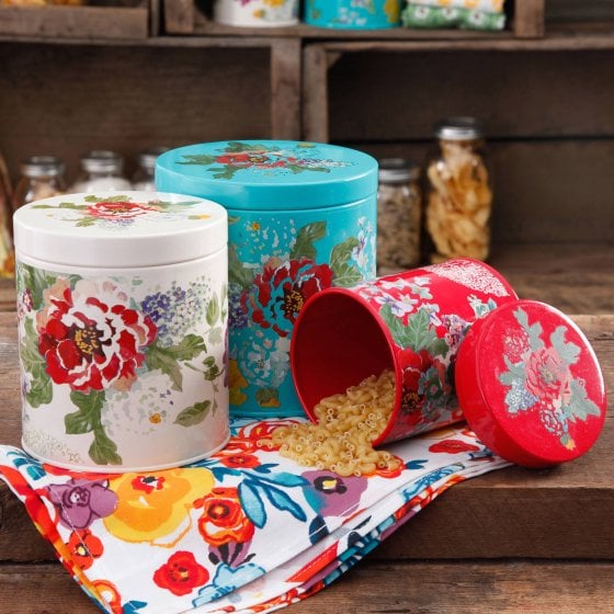 The Pioneer Woman Country Garden 3-Piece Canister Set ($36)