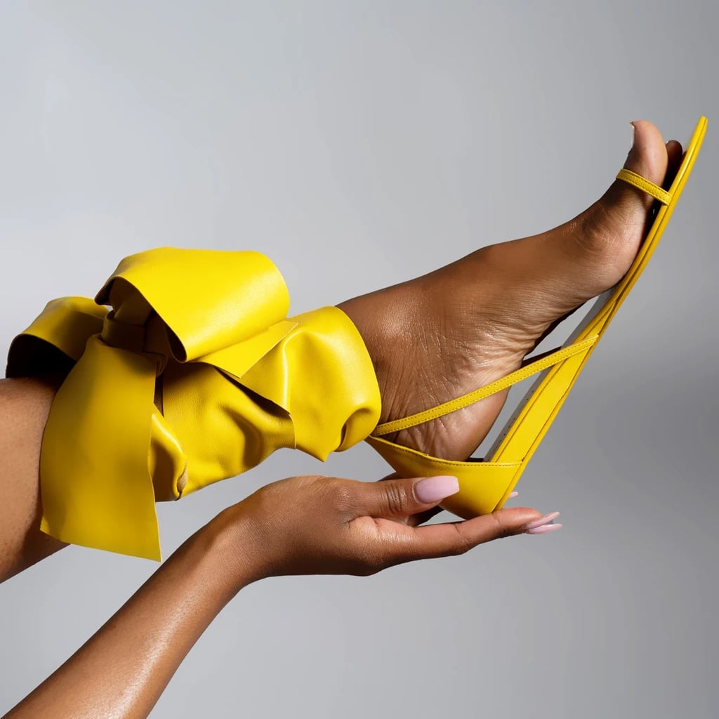 Aminah Abdul Jillil Ballerina Sandal in Yellow