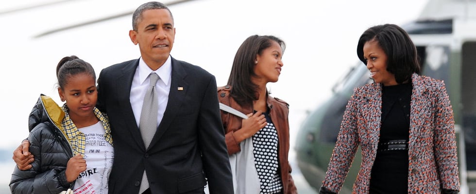 Family Photos of Michelle Obama and Kids