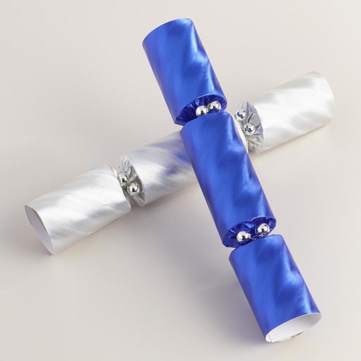 Blue and Silver Hanukkah Crackers