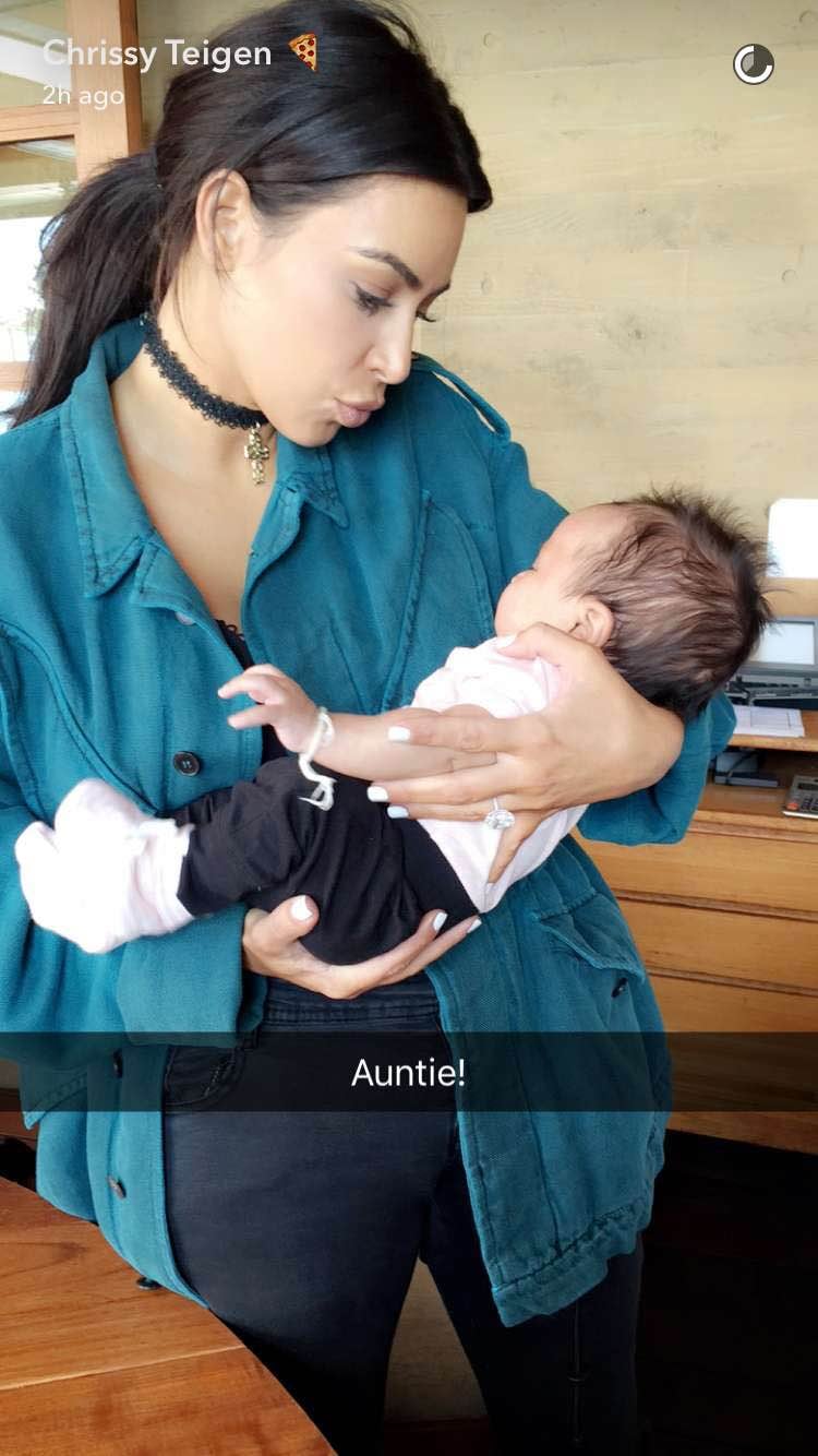 Pictures Of John Legend And Chrissy Teigen S Daughter Luna Popsugar Celebrity