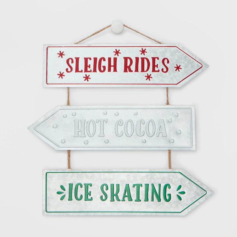 Three-Tiered Christmas Wall Sign