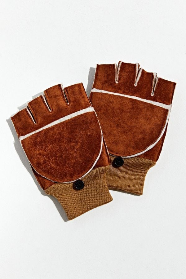 UO Shearling Convertible Gloves