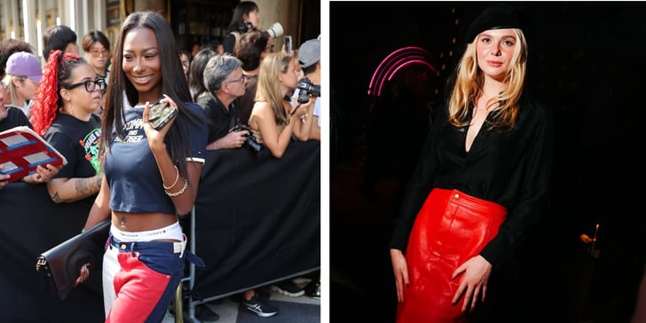 Trinity Tatum's Crop Top, Elle Fanning's Crystal Bag, and More Celeb Front-Row Looks