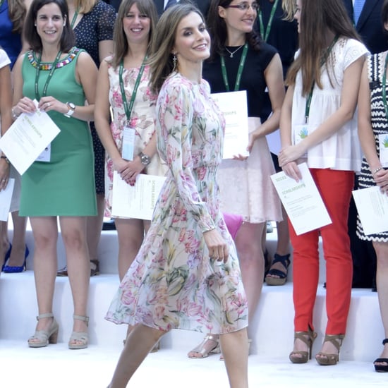 Queen Letizia's Zara Floral Dress July 2016