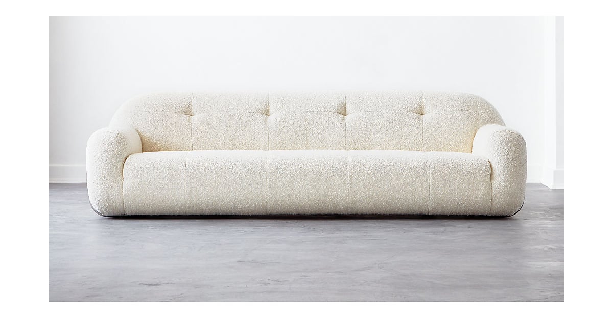 CB2 Brace Sofa Best Comfortable LowProfile Sofas POPSUGAR Home UK