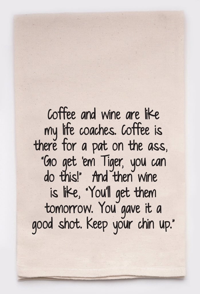 Coffee and Wine Tea Towel