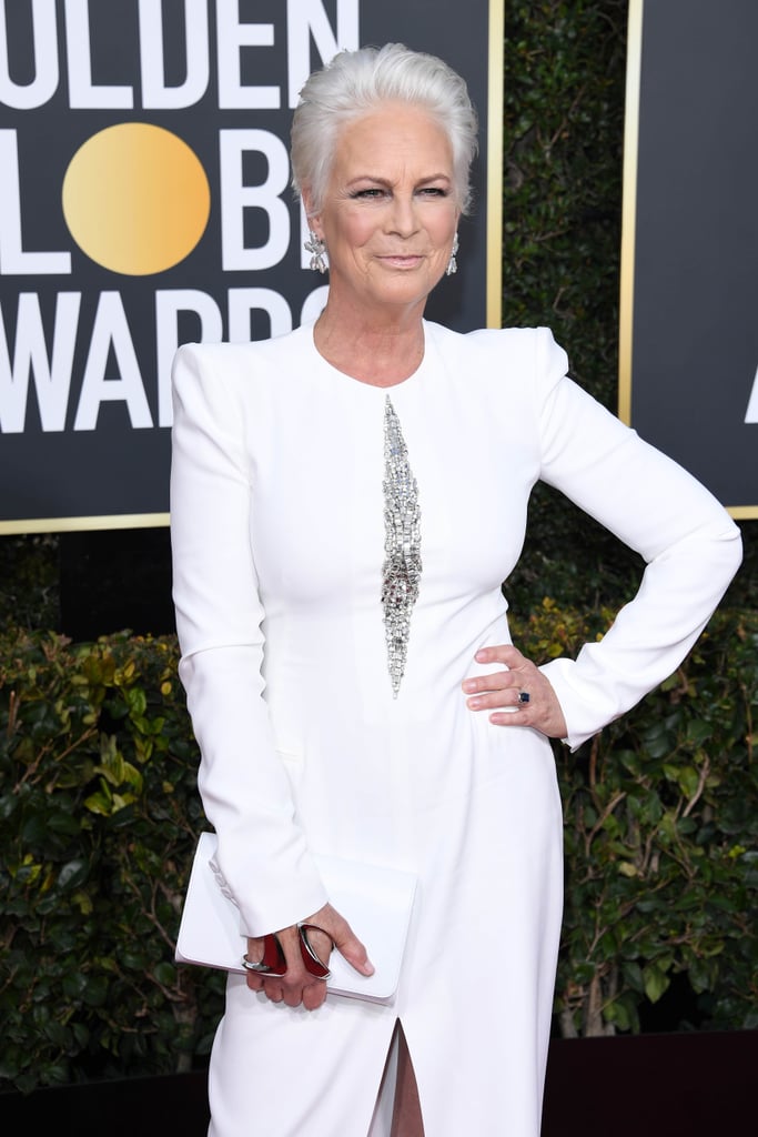 Image result for jamie lee curtis golden globes 2019