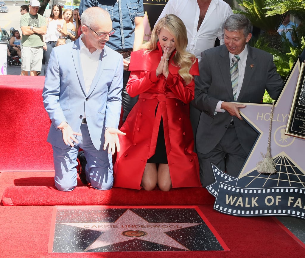 Carrie Underwood at Hollywood Walk of Fame Ceremony 2018